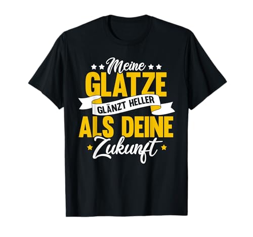Lustig Meine Glatze Glatzkopf Spruch Frisur Männer T-Shirt Lustig Meine Glatze Glatzkopf Spruch Frisur Männer T-Shirt von Lustige Glatzen Sprüche Rasieren Rasierer Geschenk