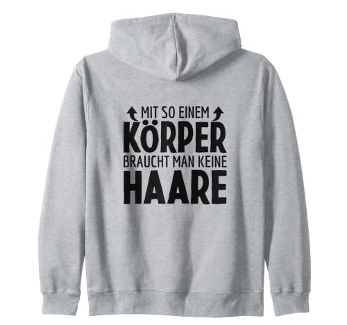 Mit So Einem Körper Braucht Man Keine Haare Glatze Glatzkopf Kapuzenjacke Mit So Einem Körper Braucht Man Keine Haare Glatze Glatzkopf Kapuzenjacke von Lustige Glatzkopf Frisuren Sprüche