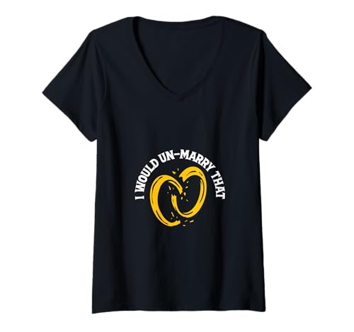 Damen Un-Marry That - Scheidungsspruch T-Shirt mit V-Ausschnitt Damen Un-Marry That - Scheidungsspruch T-Shirt mit V-Ausschnitt von Lustige Glückliche Scheidung Designs