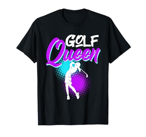Golf Königin Golfspielerin Frauen Golf Golf Damen T-Shirt Golf Königin Golfspielerin Frauen Golf Golf Damen T-Shirt von Lustige Golf T-Shirts und witzige Golfer Geschenke