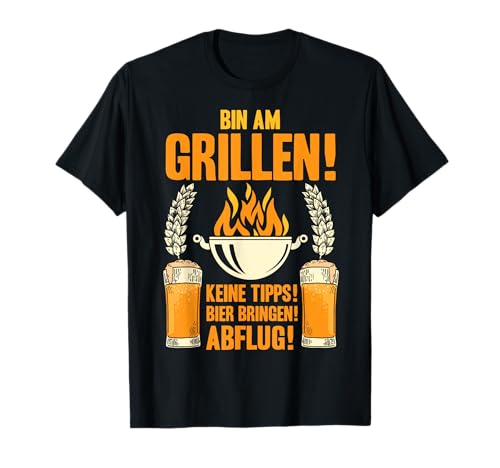 Grill Fans | Grillen und Bier lustiges Männer Griller Spruch T-Shirt Grill Fans | Grillen und Bier lustiges Männer Griller Spruch T-Shirt von Lustige Griller BBQ Bier Männer Spruch Geschenke