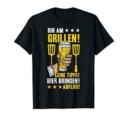 Herren Grill Fans | Grillen und Bier lustiges Männer Griller Spruch T-Shirt Herren Grill Fans | Grillen und Bier lustiges Männer Griller Spruch T-Shirt von Lustige Griller BBQ Bier Männer Spruch Geschenke