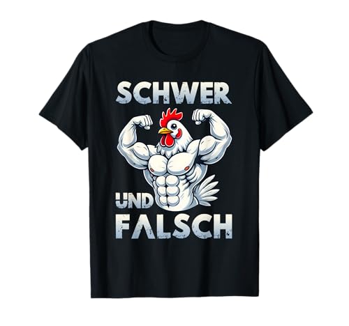 Bodybuilding Männer Gym Kraftsport Fitness Schwer und Falsch T-Shirt Bodybuilding Männer Gym Kraftsport Fitness Schwer und Falsch T-Shirt von Lustige Gym Geschenke Männer Krafttraining Fitness