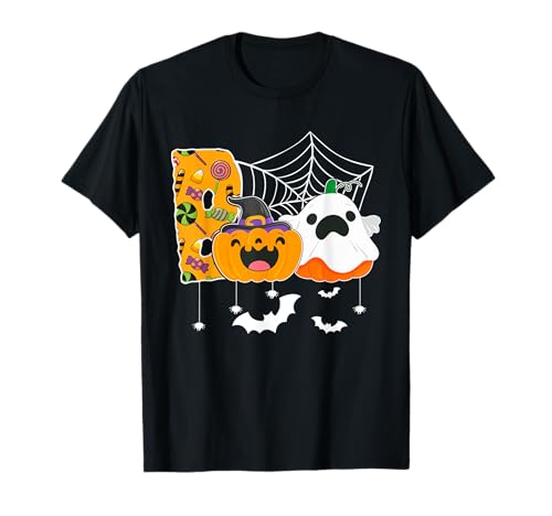 Boo Halloween Geist Kürbis Fun Kostüm Kinder Mädchen Junge T-Shirt von Boo Halloween Boo