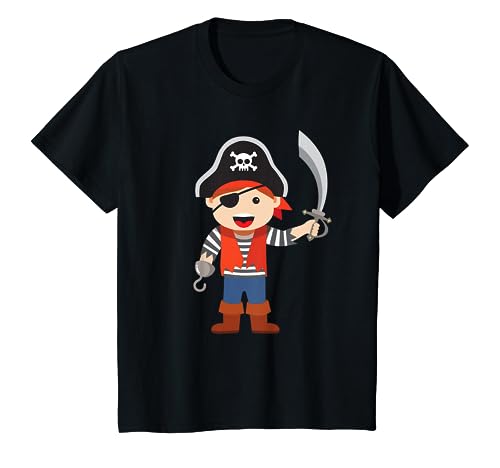 Kinder Karneval, Halloween & Fasching - Jungen Piraten-Kostüm T-Shirt Kinder Karneval, Halloween & Fasching - Jungen Piraten-Kostüm T-Shirt von Lustige Halloween Karneval Fasching Kostüme