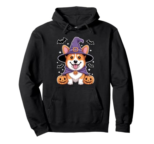 Halloween Kostüm Corgi Geschenke Outfit Damen Herren Kinder Pullover Hoodie von Lustige Halloween Kostüme Shirts