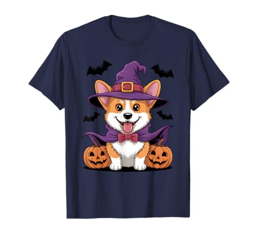 Halloween Kostüm Corgi Geschenke Outfit Damen Herren Kinder T-Shirt Halloween Kostüm Corgi Geschenke Outfit Damen Herren Kinder T-Shirt von Lustige Halloween Kostüme Shirts