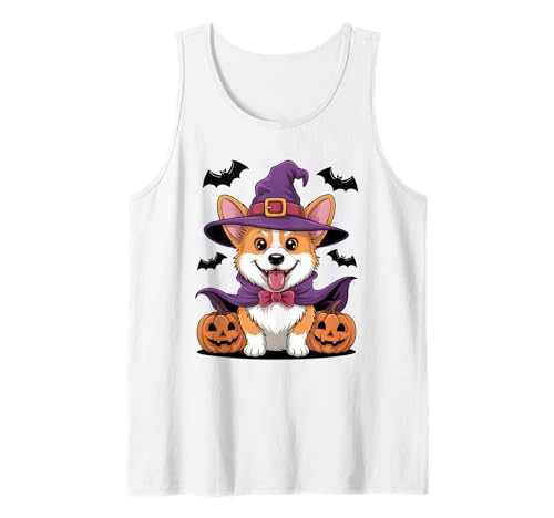 Halloween Kostüm Corgi Geschenke Outfit Damen Herren Kinder Tank Top Halloween Kostüm Corgi Geschenke Outfit Damen Herren Kinder Tank Top von Lustige Halloween Kostüme Shirts