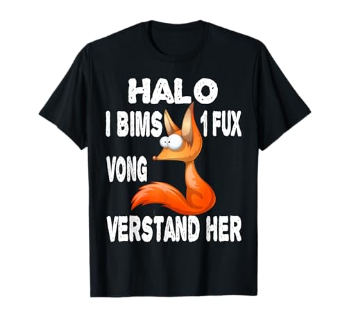 I Bims 1 Fux Shirt für Herren Damen Kinder Geschenk Lustig T-Shirt von Lustige Halo I Bims Vong Geschenk T-Shirts
