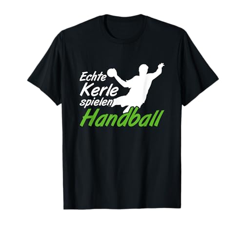Lustige Handballspieler Geschenke Echte Kerle Spielen Handball T-Shirt für Herren, Männer & Kinder - Schwarz, S - Klassisch geschnitten, Crew Neck, Kurzarm, Baumwolle, Baumwoll-Polyester-Mischung Lustige Handballspieler Geschenke Echte Kerle Spielen Handball T-Shirt für Herren, Männer & Kinder - Schwarz, S - Klassisch geschnitten, Crew Neck, Kurzarm, Baumwolle, Baumwoll-Polyester-Mischung von Lustige Handballspieler Geschenke