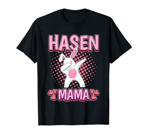 Damen Hasen Mama Mutter Mami Muttertag Hasen T-Shirt Damen Hasen Mama Mutter Mami Muttertag Hasen T-Shirt von Lustige Hasen Sachen Damen & Mädchen