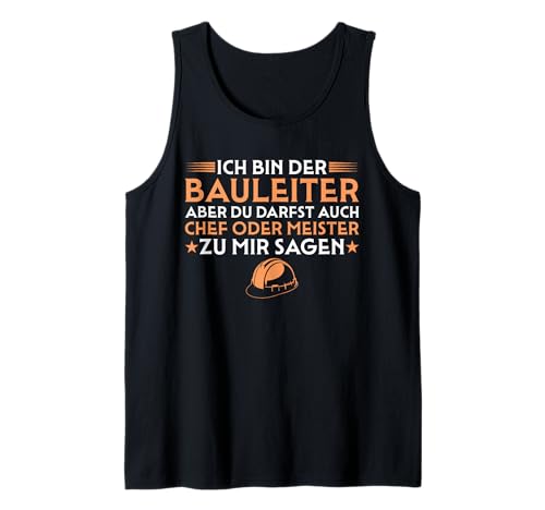 Herren Hausbau Bauherr Chef oder Meister - Bauleiter Tank Top Herren Hausbau Bauherr Chef oder Meister - Bauleiter Tank Top von Lustige Hausbau Designs für Bauherr & Bauherrin
