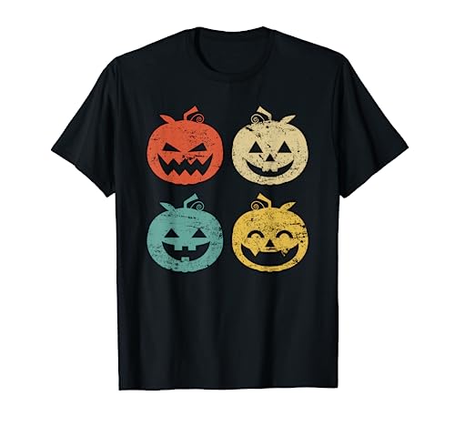 Vintage Kürbis Jack O Lantern Kostüm Halloween Damen Herren T-Shirt Vintage Kürbis Jack O Lantern Kostüm Halloween Damen Herren T-Shirt von Lustige Herren & Damen Halloweeen Kostüme Co.