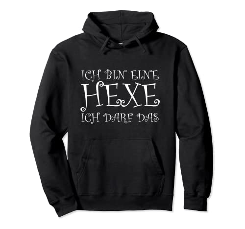 Ich bin eine Hexe ich darf das Böse Alte Frau Magie Damen Pullover Hoodie von Lustige Hexen Alte Frau Hexerei Zicken Design