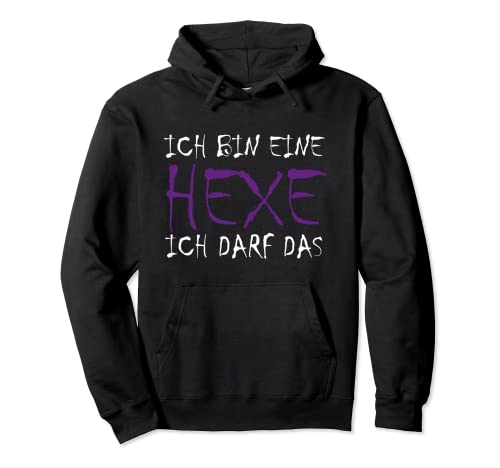 Ich bin eine Hexe ich darf das Böse Alte Frau Magie Damen Pullover Hoodie von Lustige Hexen Alte Frau Hexerei Zicken Design