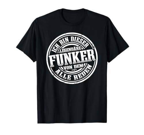 Lustige Hobby Funker Geschenke Herren Schwarz S T-Shirt Klassisch Funker Legende Amateurfunk Funken Amateurfunker T-Shirt Lustige Hobby Funker Geschenke Herren Schwarz S T-Shirt Klassisch Funker Legende Amateurfunk Funken Amateurfunker T-Shirt von Lustige Hobby Funker Geschenke