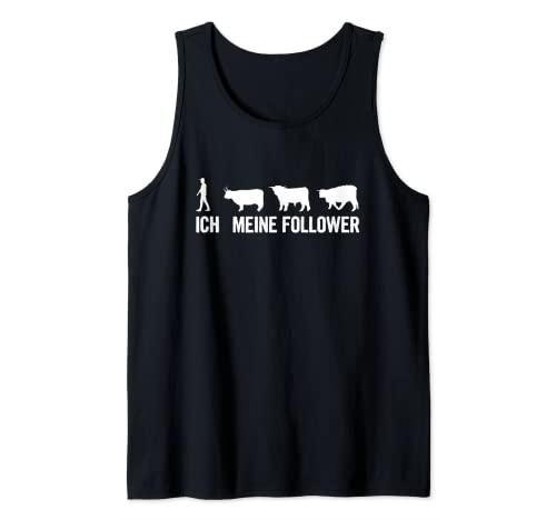 Herren Ich Meine Follower Hochlandrinder Rinder Kühe Landwirt Bauer Tank Top Herren Ich Meine Follower Hochlandrinder Rinder Kühe Landwirt Bauer Tank Top von Lustige Hochlandrinder Spruch Kleidung