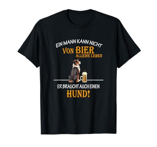 Bier und Hunde lustiger Spruch Männer Australian Shepherd T-Shirt Bier und Hunde lustiger Spruch Männer Australian Shepherd T-Shirt von Lustige Hunde Bier Designs