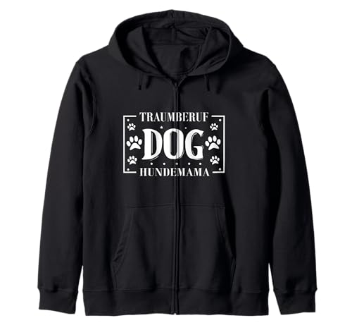 Hund Dog Hundeliebhaber Hunde Mama Gassi gehen Hunde Kapuzenjacke von Lustige Hunde Sprüche Geschenk für Hundebesitzer