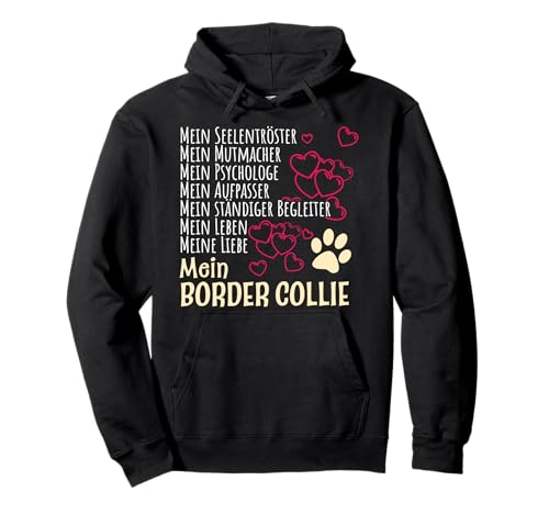 Bekleidung Hunde Besitzer Spruch Geschenk Border Collie Pullover Hoodie von Lustige Hunde Sprüche Oberteile