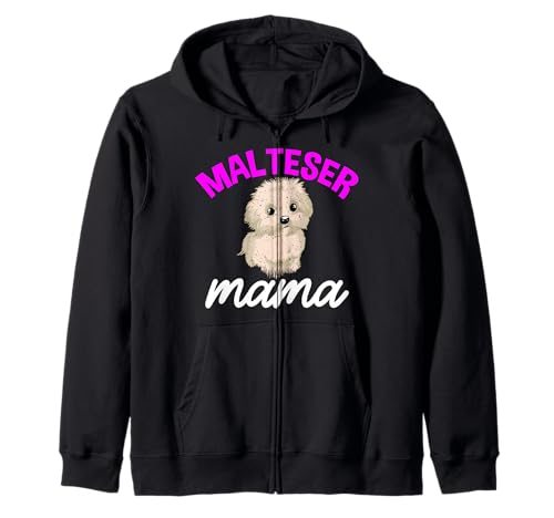 Süße Malteser Mama Mama Kapuzenjacke Süße Malteser Mama Mama Kapuzenjacke von Lustige Hundehalter Geburtstag Geschenk