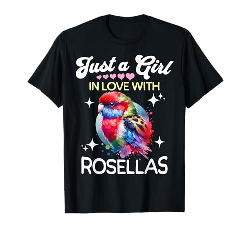 Parakeet Rosella Girl Mädchen Liebt Rosella T-Shirt Parakeet Rosella Girl Mädchen Liebt Rosella T-Shirt von Lustige Ich Liebe Rosella Designs Für Damen