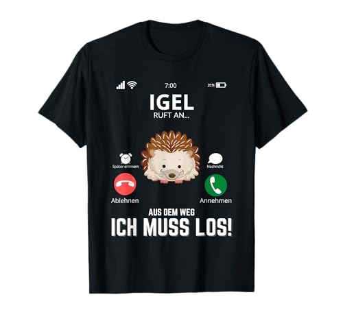 Lustige Igel Geschenke - Igel Freak T-Shirt Schwarz U-Ausschnitt Kurzarm S EU 40/42 für Damen Lustige Igel Geschenke - Igel Freak T-Shirt Schwarz U-Ausschnitt Kurzarm S EU 40/42 für Damen von Lustige Igel Geschenke