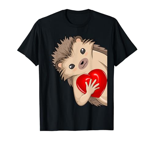 Igel Damen Kinder Mädchen T-Shirt von Lustige Igel Liebhaber Geschenk