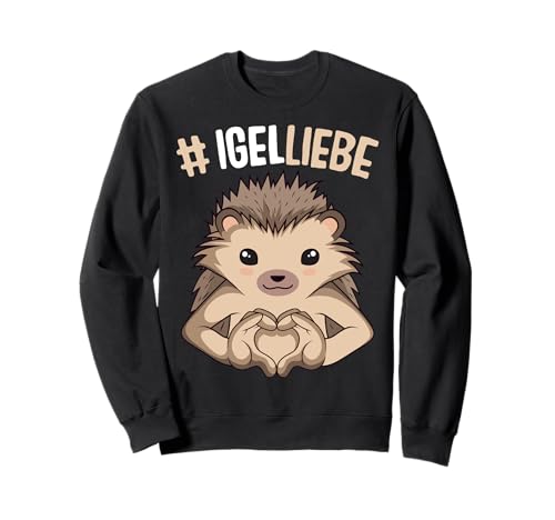 Igel Igelliebe Kinder Damen Mädchen Sweatshirt von Lustige Igel Liebhaber Geschenk