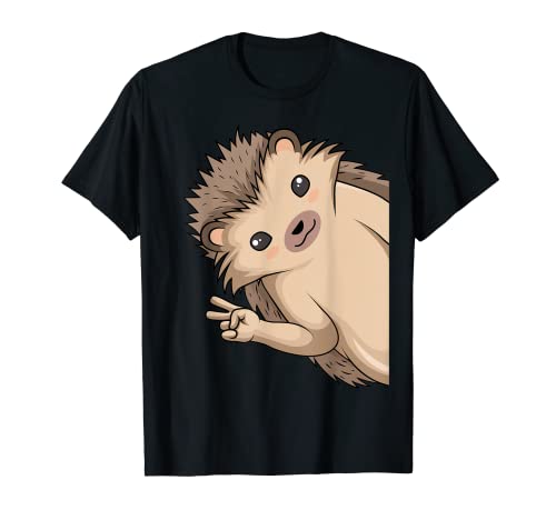 Igel Kinder Damen Kinder Mädchen T-Shirt von Lustige Igel Liebhaber Geschenk