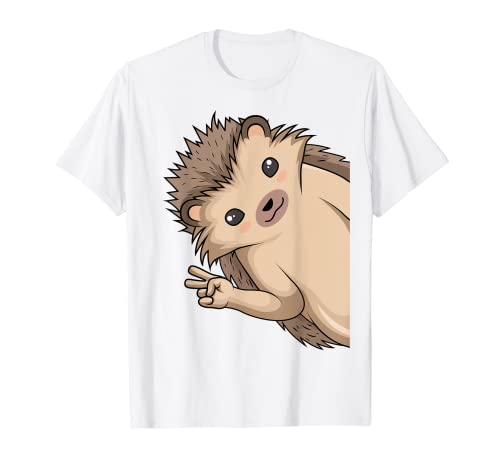 Igel Kinder Damen Kinder Mädchen T-Shirt von Lustige Igel Liebhaber Geschenk