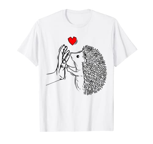 Igel Liebe Kinder Damen Kinder Mädchen T-Shirt von Lustige Igel Liebhaber Geschenk