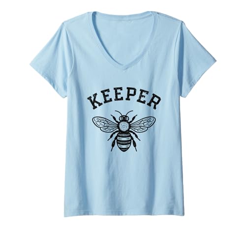 Damen Lustiges Imker T-Shirt mit V-Ausschnitt Damen Lustiges Imker T-Shirt mit V-Ausschnitt von Lustige Imker Bekleidung