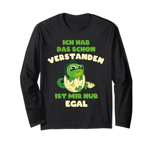 Ich hab das Schon verstanden ist Mir nur egal Baby Dino Langarmshirt Ich hab das Schon verstanden ist Mir nur egal Baby Dino Langarmshirt von Lustige Ironie Sarkasmus Sprüche Ist mir nur egal