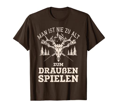 Herren Lustig Jagen & Jagd Spruch - Jäger Geschenk Draußen Spielen T-Shirt von Lustige Jagdkleidung zum Jagen Für Witzige Jäger