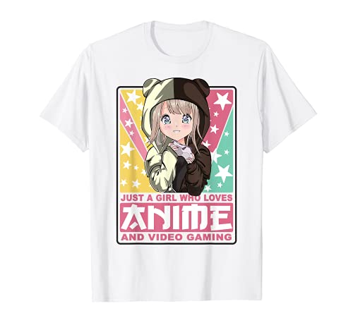 Anime Merch Für Teens- Kawaii Neko Anime & Gaming Girl T-Shirt von Lustige Japanische Anime Geschenke