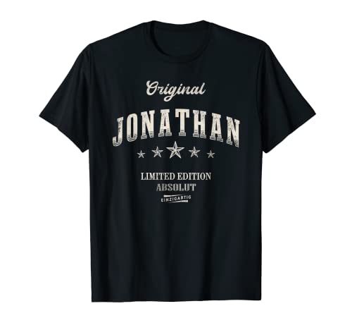 Herren Original Jonathan T-Shirt Herren Original Jonathan T-Shirt von Lustige Jonathan Geschenkideen