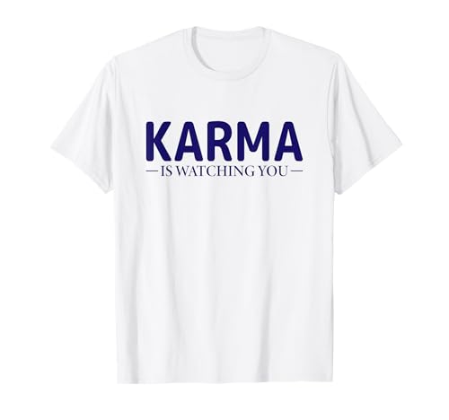Lustige Karma Vibes - Karma - nur gutes Karma T-Shirt für Damen und Unisex-Kinder, Weiß, S Lustige Karma Vibes - Karma - nur gutes Karma T-Shirt für Damen und Unisex-Kinder, Weiß, S von Lustige Karma Vibes