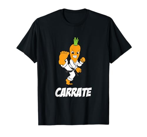 Karotte Karate Kinder Schwarzgurt Karate Uniform Karate T-Shirt Karotte Karate Kinder Schwarzgurt Karate Uniform Karate T-Shirt von Lustige Karotten- und Gemüsegeschenke