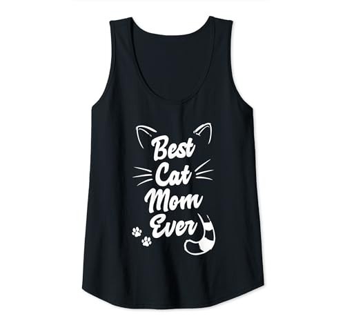 Damen Best Cat Mom Ever Spruch Katze Damen Katzenmama Tank Top Damen Best Cat Mom Ever Spruch Katze Damen Katzenmama Tank Top von Lustige Katzen Geschenke für Frauen