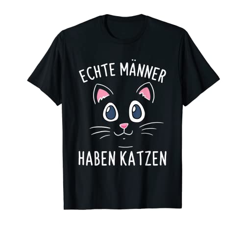 Herren Echte Männer Haben Katzen Katzenliebhaber Katzenpapa T-Shirt Herren Echte Männer Haben Katzen Katzenliebhaber Katzenpapa T-Shirt von Lustige Katzen Spruch Geschenke Für Katzenbesitzer