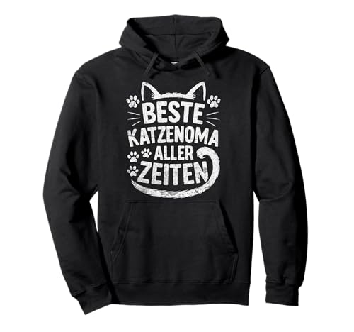 Beste Katzen Oma Aller Zeiten Katzenliebhaber Mama Katze Pullover Hoodie von Lustige Katzen Sprüche für Katzenliebhaber