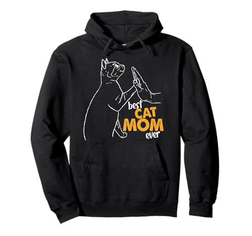 Best Cat Mom Ever Katzen Pulli Damen Katzenmama Pullover Hoodie Best Cat Mom Ever Katzen Pulli Damen Katzenmama Pullover Hoodie von Lustige Katzenmama Geschenk Pulli Einteiler