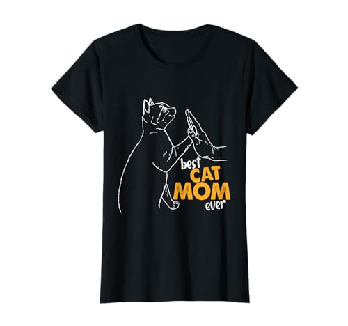 Best Cat Mom Ever Katzen Pulli Damen Katzenmama T-Shirt Best Cat Mom Ever Katzen Pulli Damen Katzenmama T-Shirt von Lustige Katzenmama Geschenk Pulli Einteiler