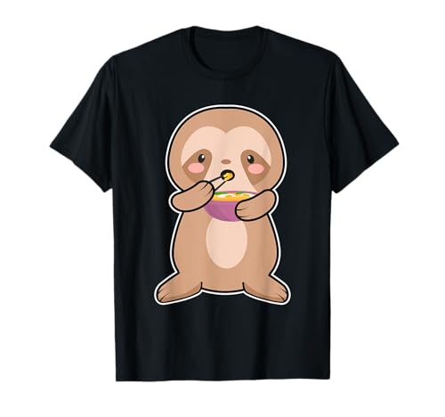 Kawaii Faultier Ramen Nudeln Japan Anime K-Pop Cartoon Kids T-Shirt von Lustige Kawaii Ramen Faultiere Tiere Design Kinder