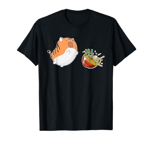 Kawaii Katze Kater Ramen Nudeln Japan Anime Kätzchen Kinder T-Shirt von Lustige Kawaii Ramen Katzen & Tiere Geschenke