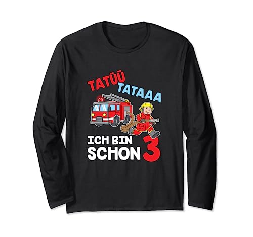 Kinder Feuerwehrmann 3 Jahre Feuerwehr Geburtstag Geschenk Langarmshirt Kinder Feuerwehrmann 3 Jahre Feuerwehr Geburtstag Geschenk Langarmshirt von Lustige Kinder Feuerwehrmann Geburtstag Geschenke