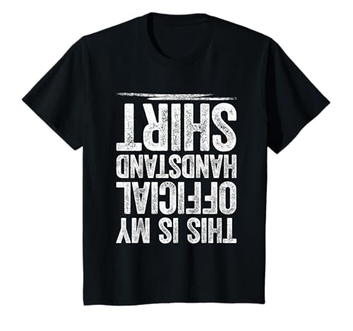 Mein Offizielles Handstand Shirt Jungen Mädchen Handstand T-Shirt von Lustige Kinder Outfits Sprüche Für Sohn Tochter