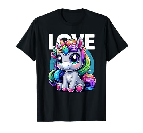 Liebe Einhörner Kinder Geburtstag Party Pony Sternchen T-Shirt Liebe Einhörner Kinder Geburtstag Party Pony Sternchen T-Shirt von Lustige Kindergeburtstag Einhorn Star Kind Designs