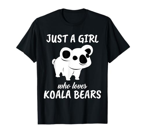 Damen Just A Girl Who Loves Koala Bears Geschenk Koala Bären T-Shirt Damen Just A Girl Who Loves Koala Bears Geschenk Koala Bären T-Shirt von Lustige Koala Bären Kleidung Damen & Mädchen